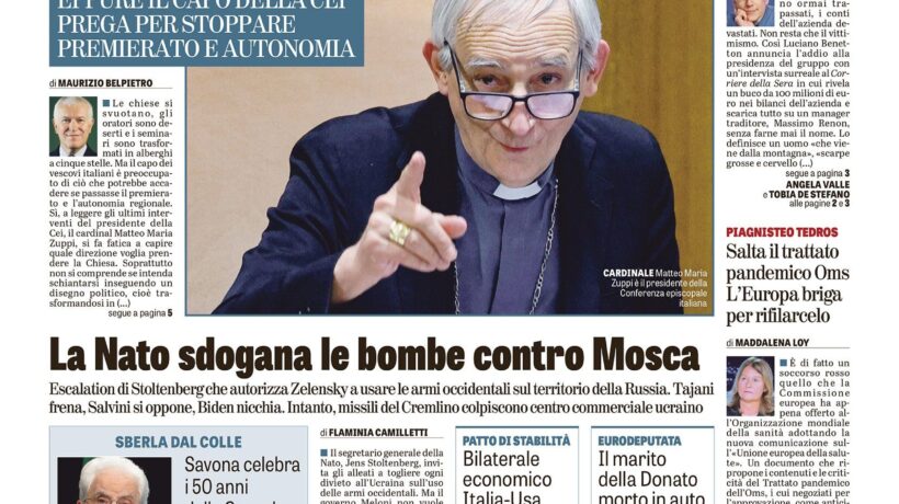 Oggi in edicola