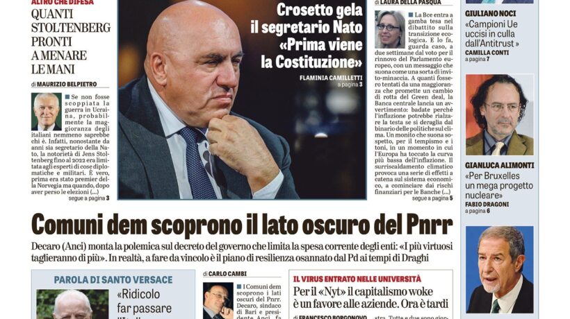 Oggi in edicola