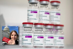 Volontaria danneggiata dai trial Astrazeneca