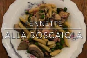 Cuciniamo insieme: pennette alla boscaiola