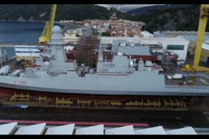 Varata la decima fregata di Fincantieri per la Marina
