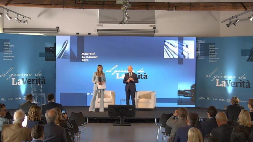 Il direttore Belpietro e Sabrina Scampini danno il via al «Giorno della Verità»