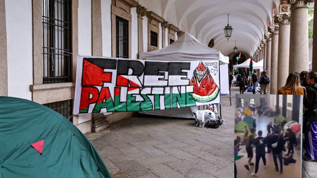 Botte da orbi tra compagni per chi è più filo palestinese
