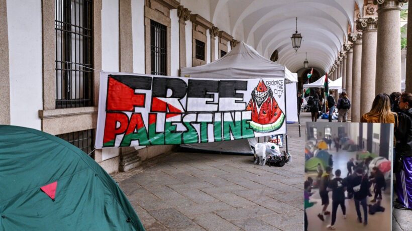 Botte da orbi tra compagni per chi è più filo palestinese