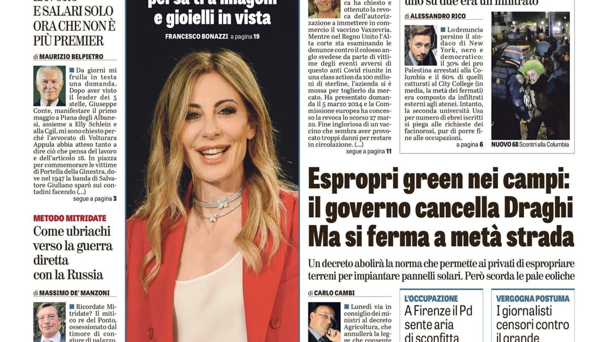 Oggi in edicola