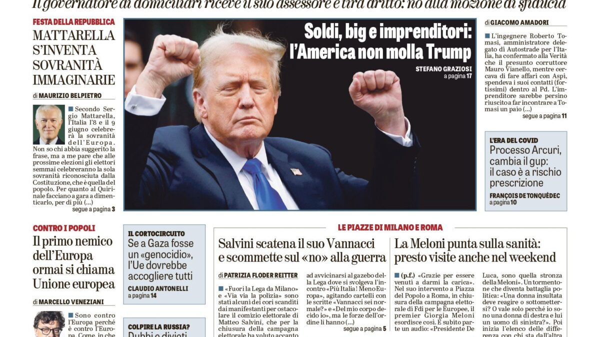Oggi in edicola