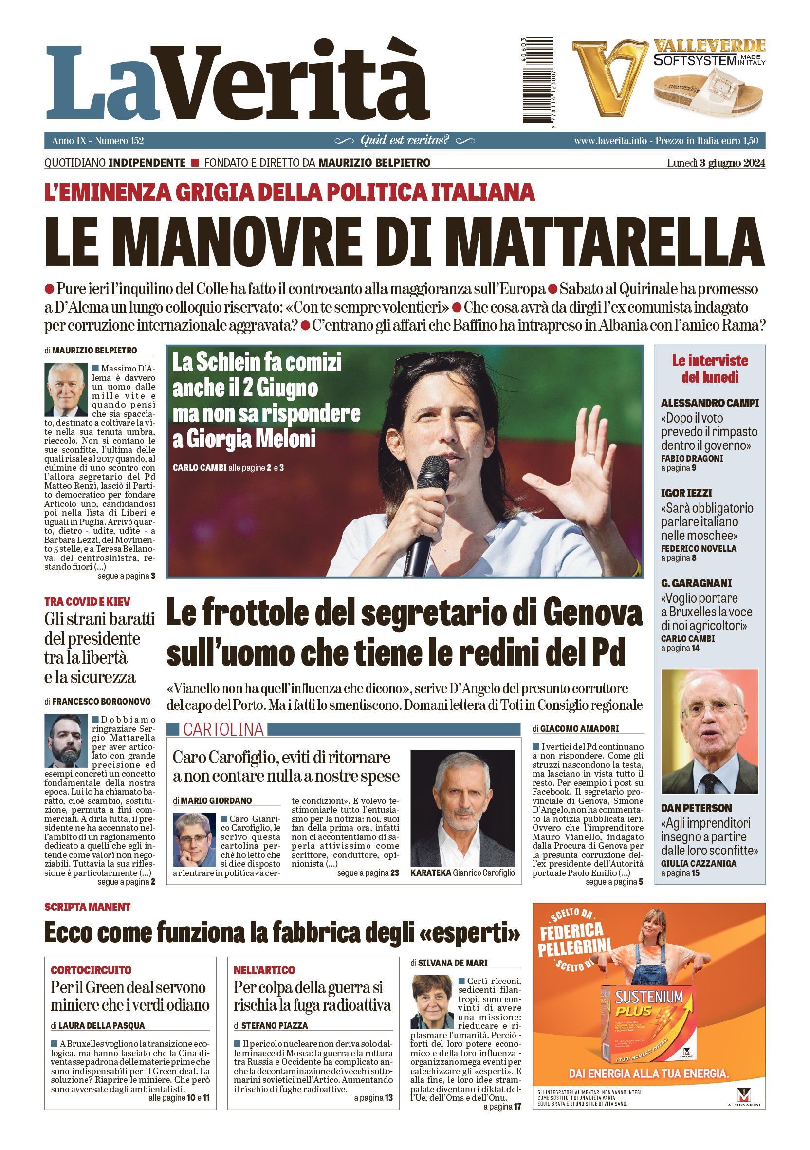 Oggi in edicola