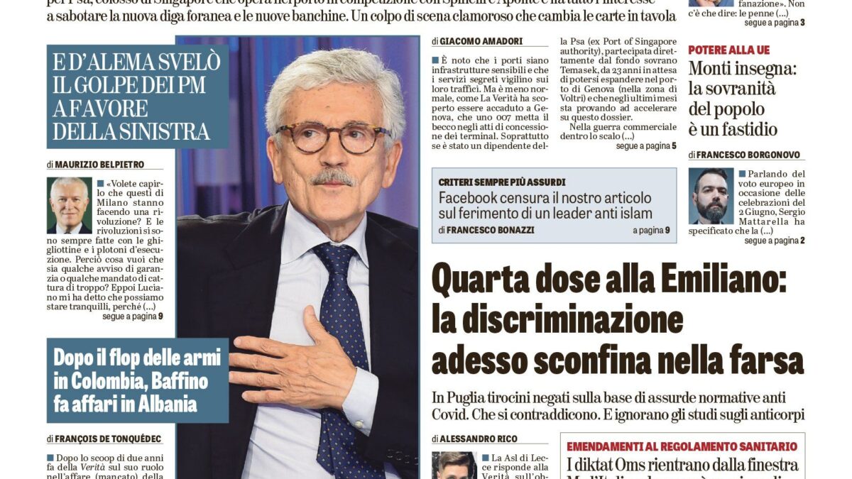 Oggi in edicola