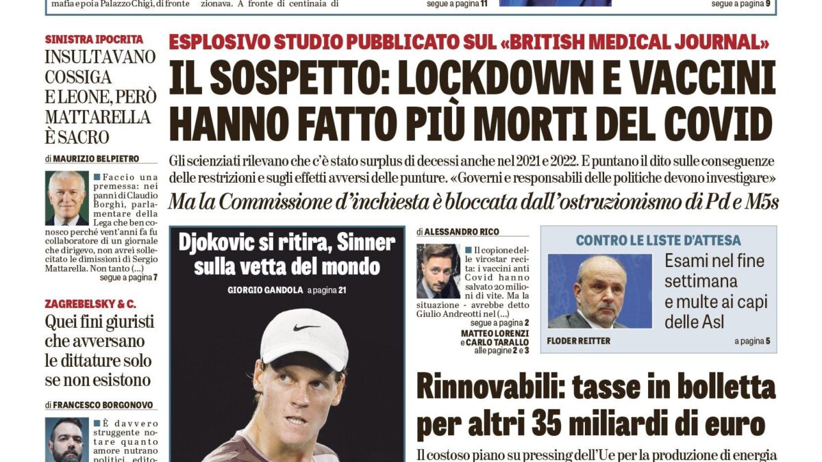 Oggi in edicola