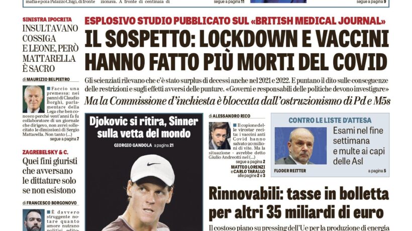 Oggi in edicola