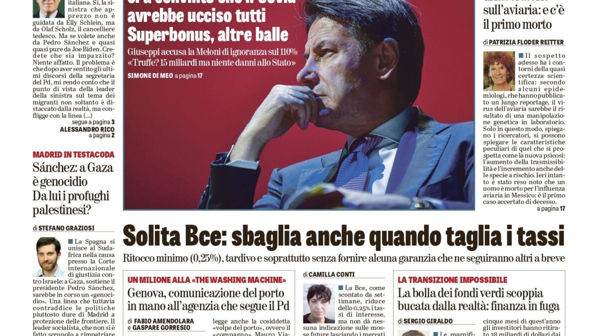 Oggi in edicola