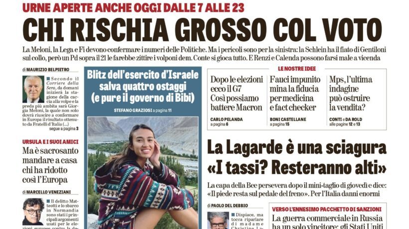Oggi in edicola