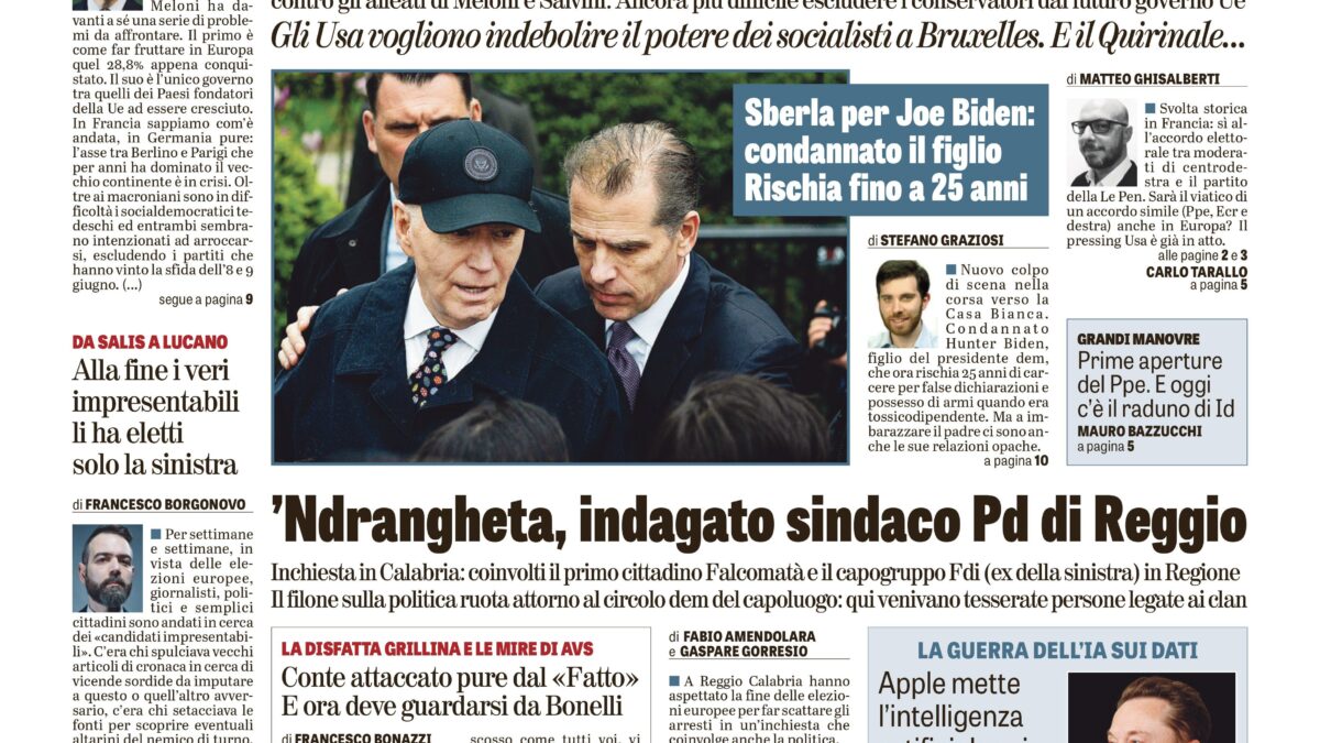 Oggi in edicola