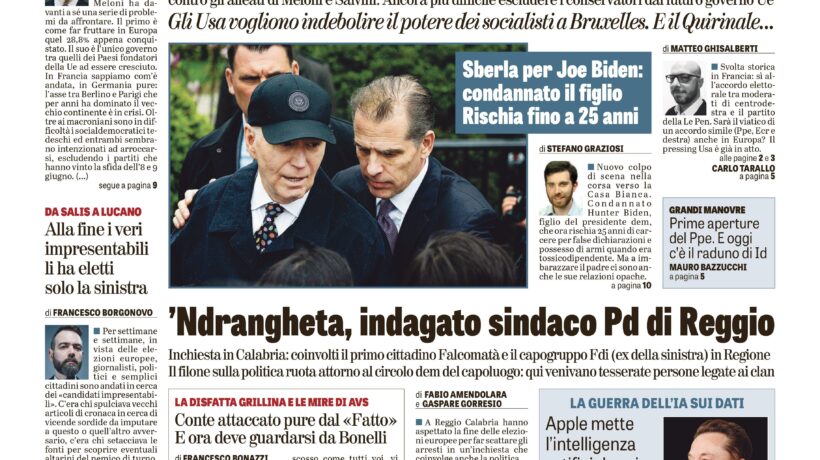 Oggi in edicola