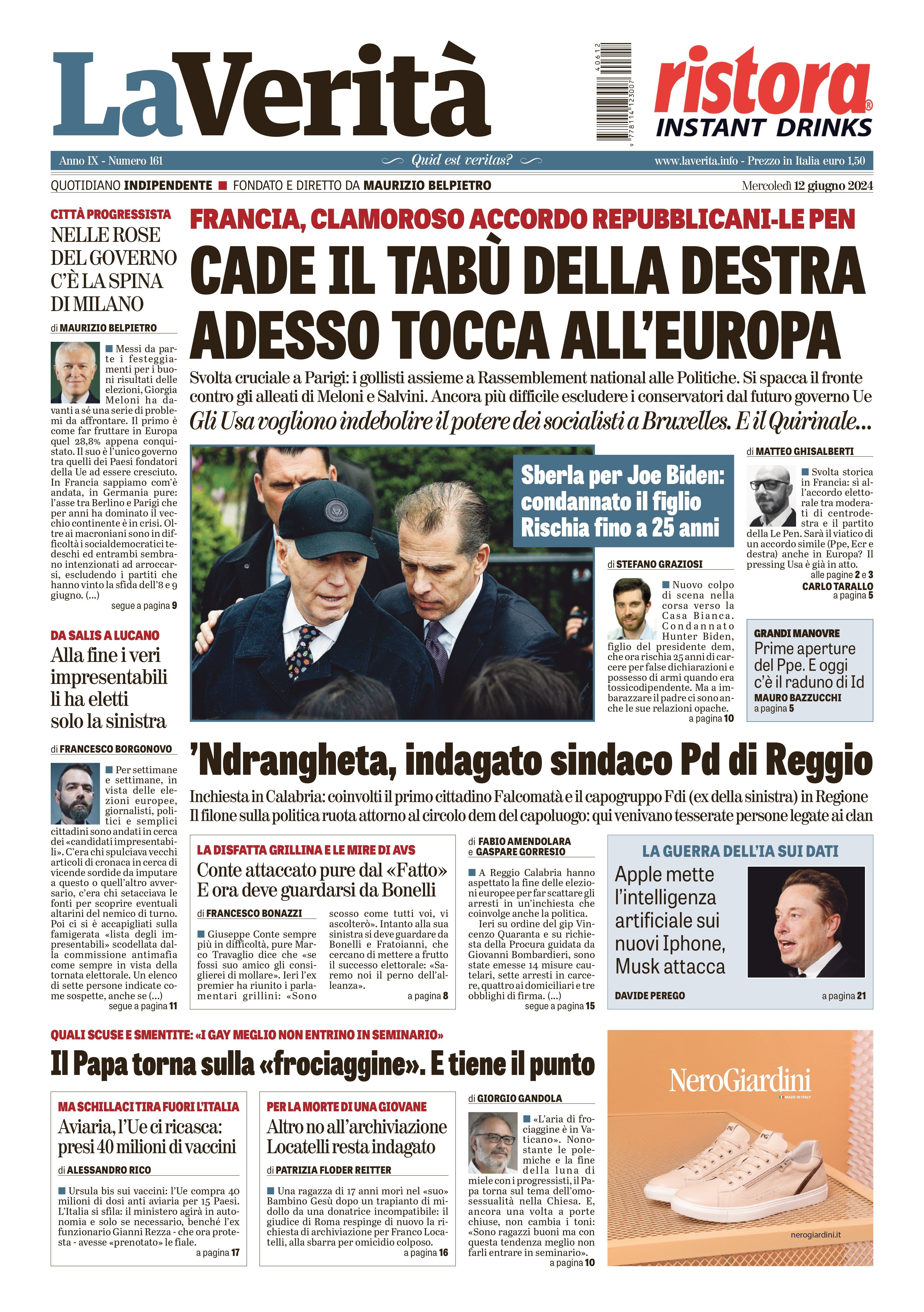 Oggi in edicola