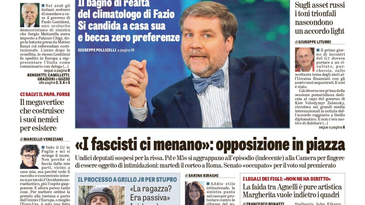 Oggi in edicola