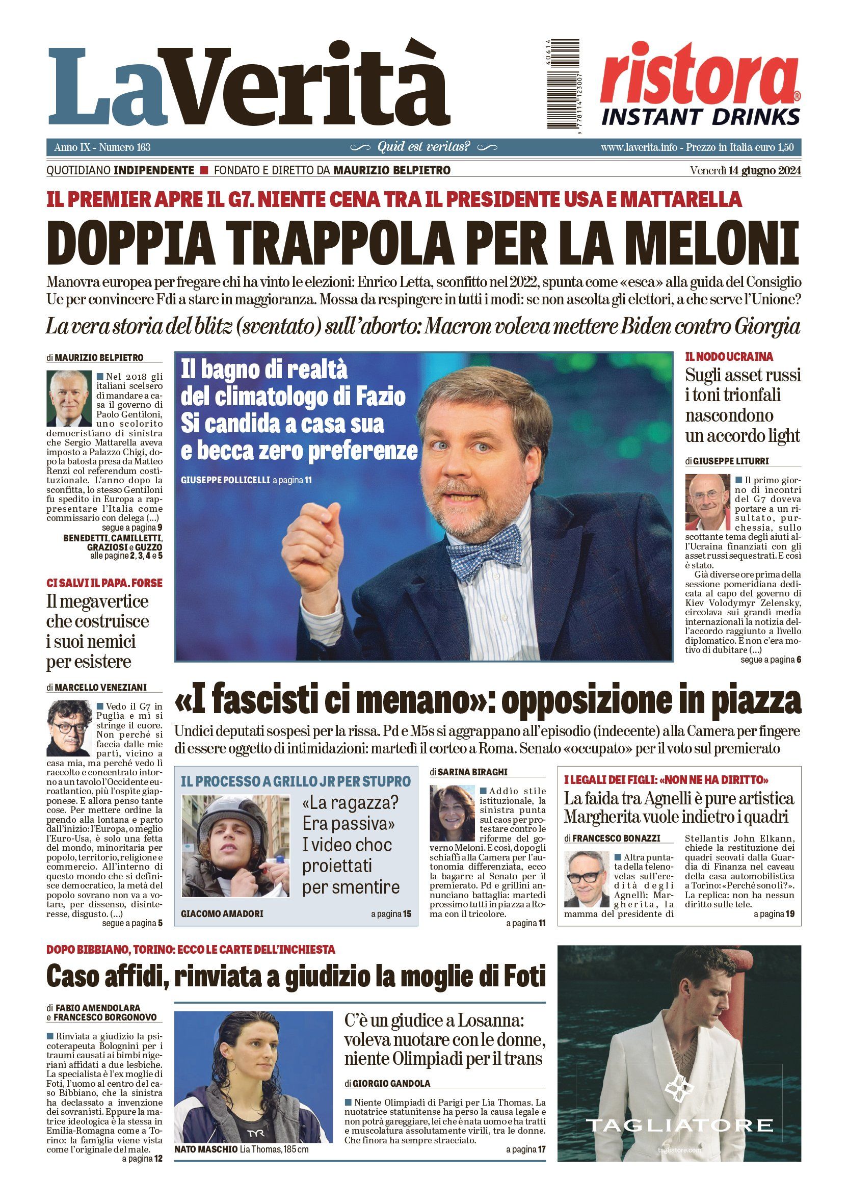 Oggi in edicola