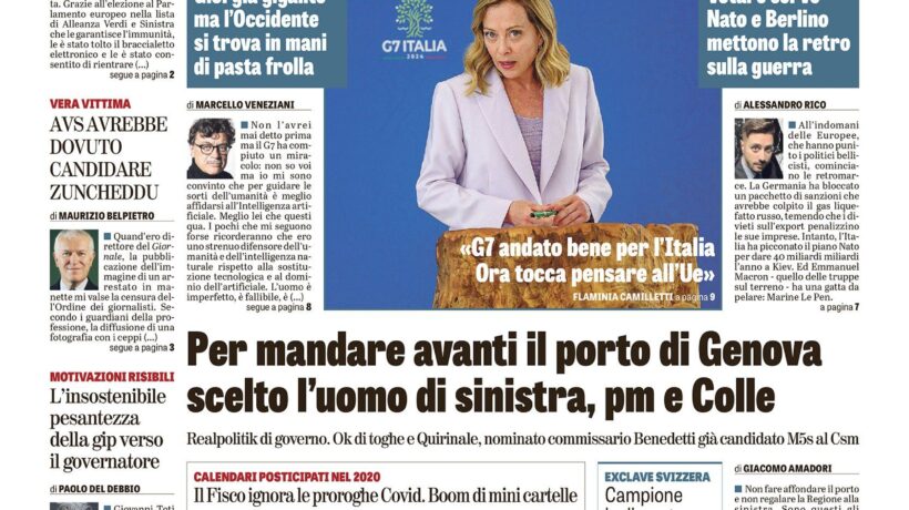 Oggi in edicola