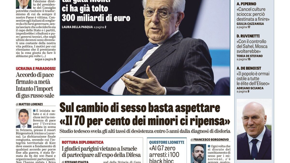 Oggi in edicola