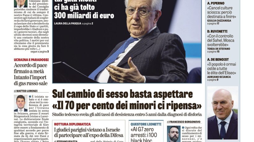 Oggi in edicola