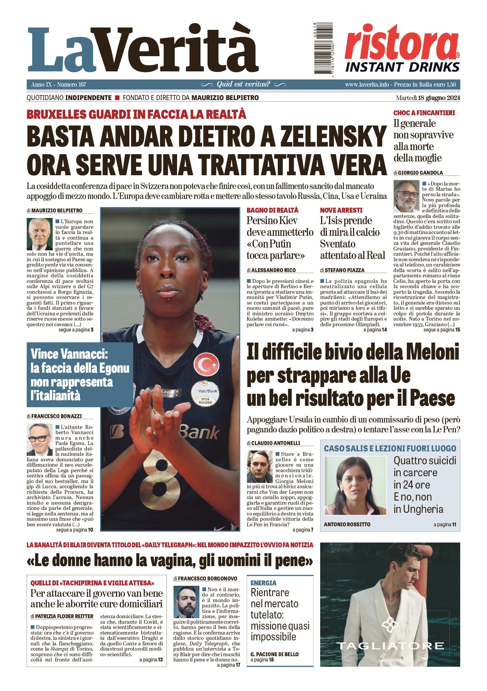 Oggi in edicola