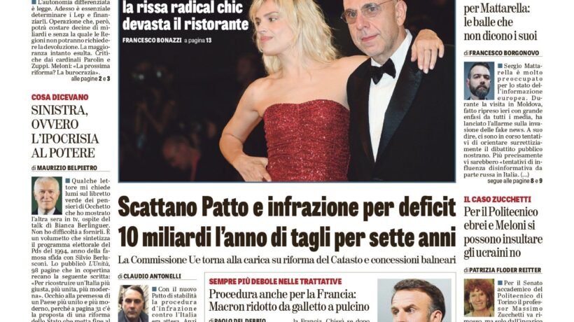 Oggi in edicola