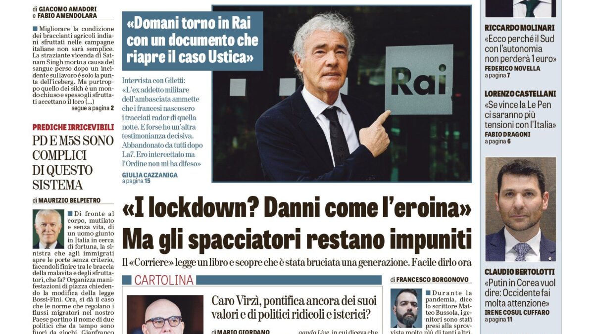Oggi in edicola