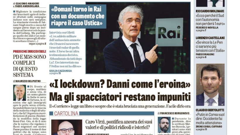 Oggi in edicola