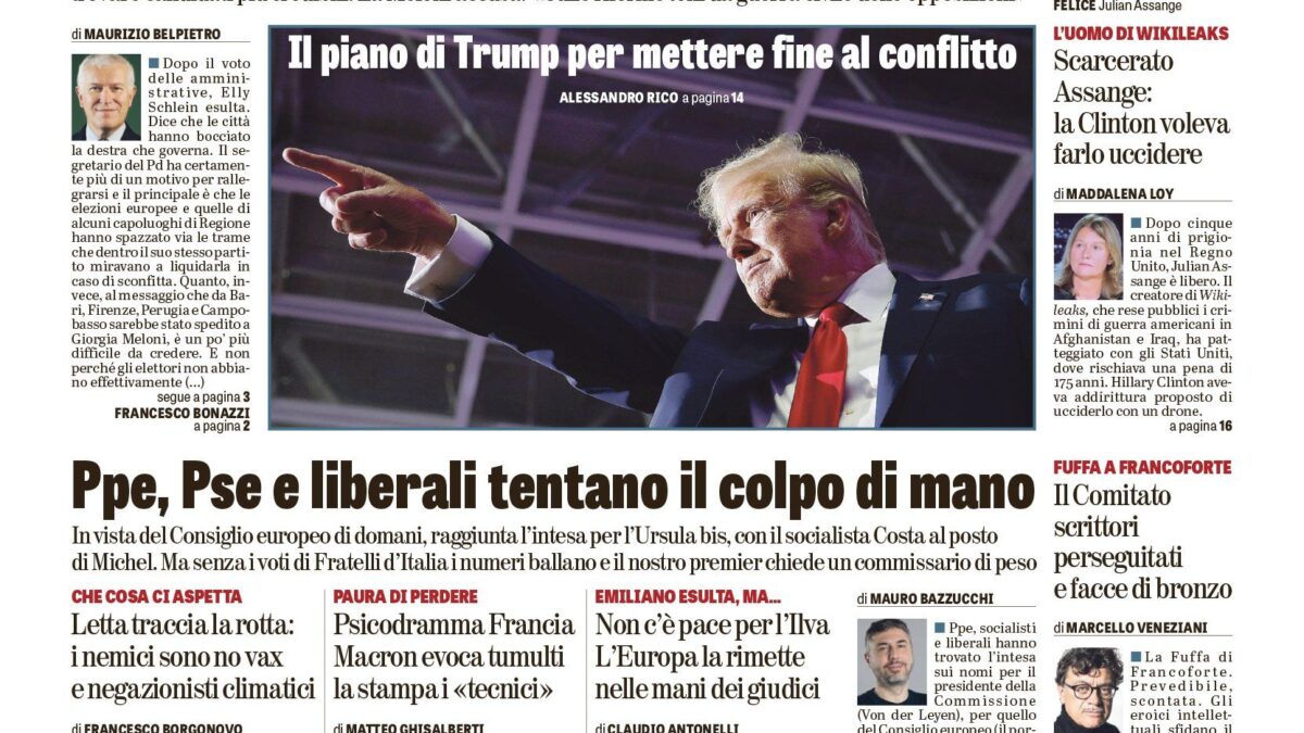 Oggi in edicola