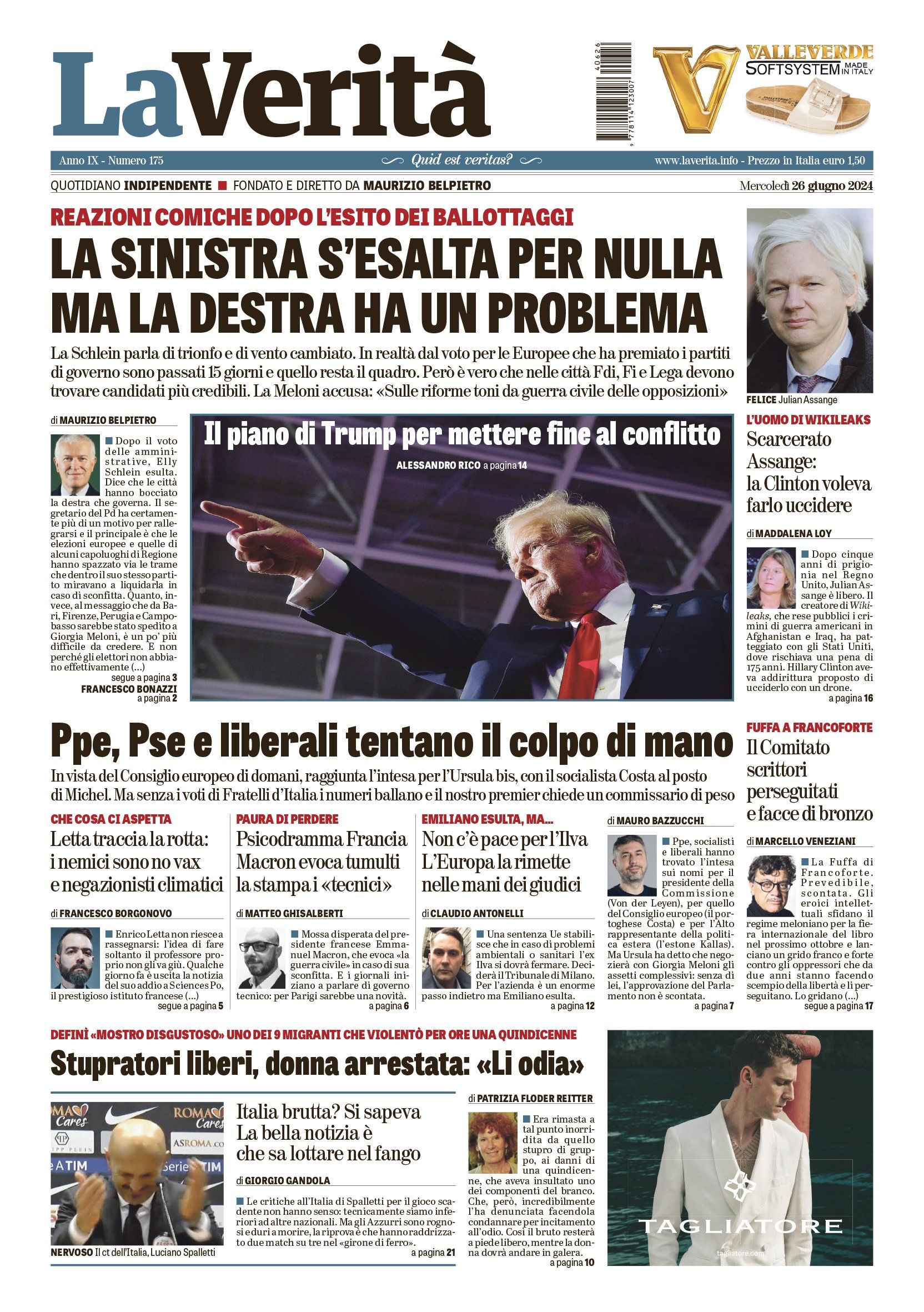 Oggi in edicola