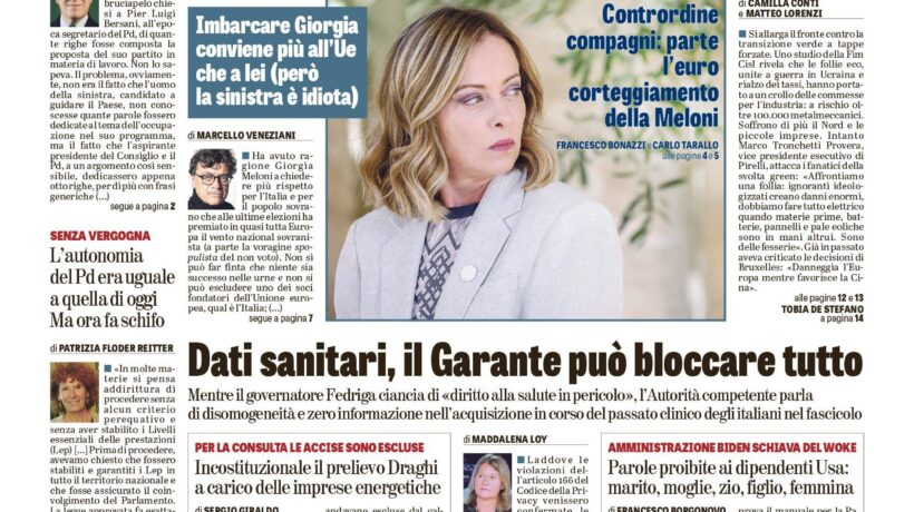Oggi in edicola