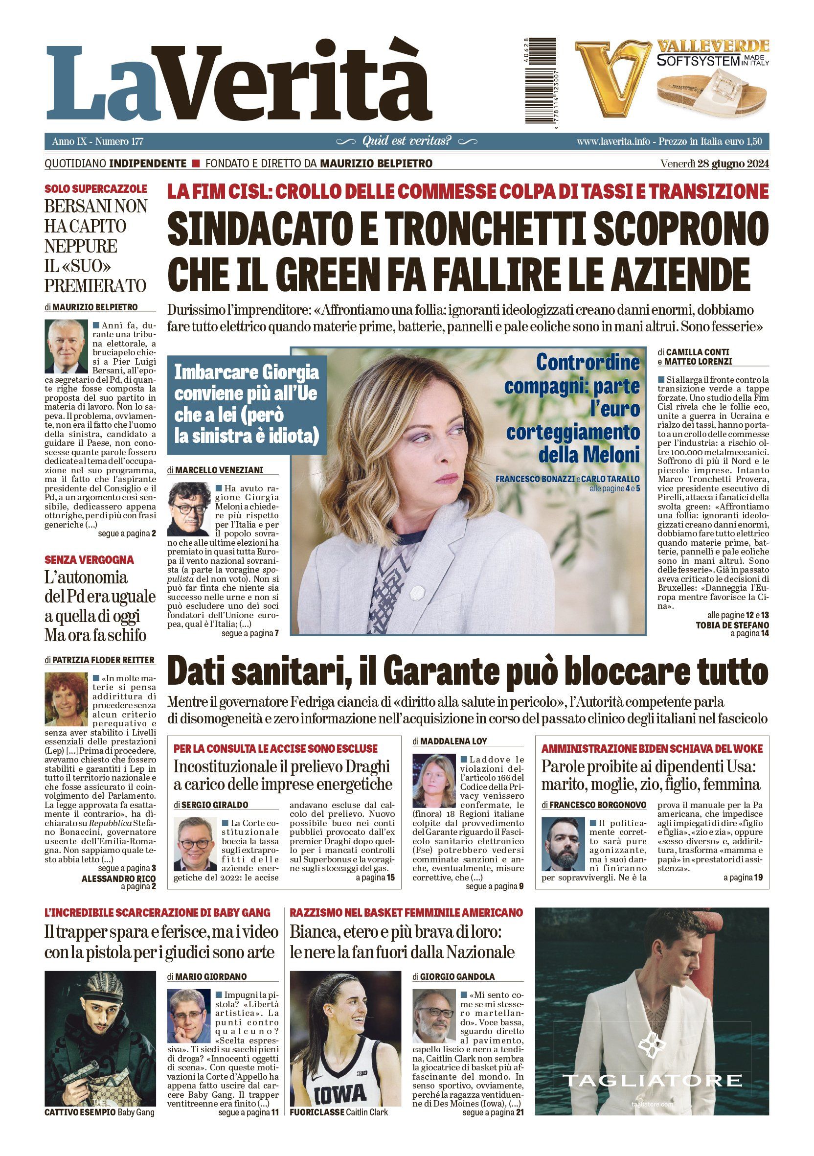 Oggi in edicola