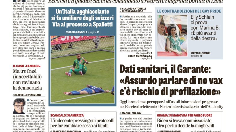 Oggi in edicola