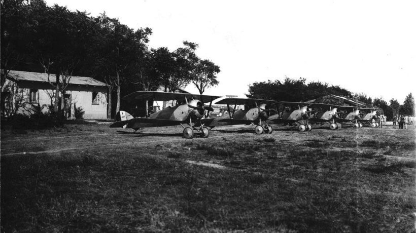L'Escadrille 561 sul terreno di Venezia-Lido