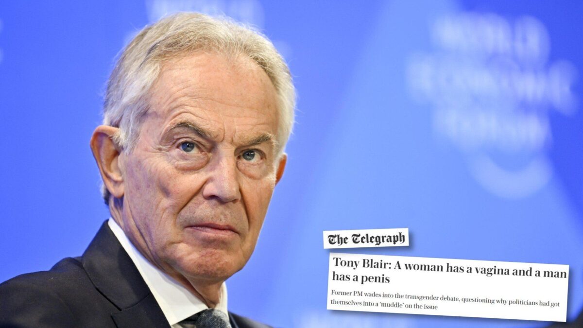 Pure Blair scopre la differenza uomo donna. In tempi bui l’ovvio diventa notizia