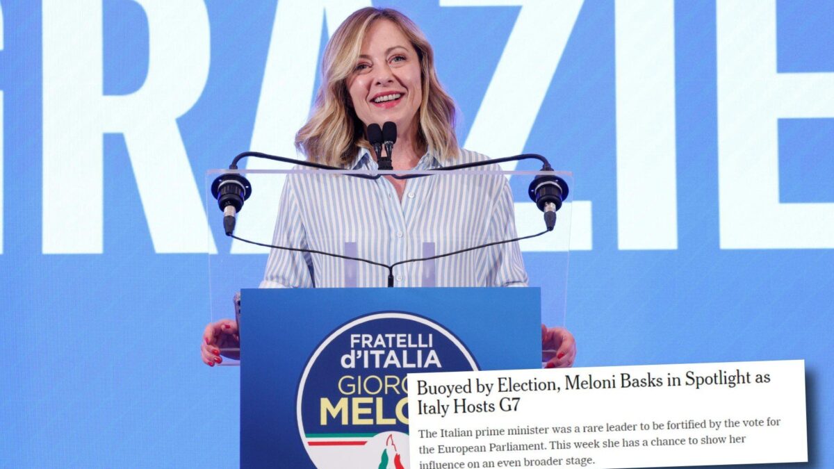 Meloni al G7 da grande vincitrice. Il «New York Times» la celebra
