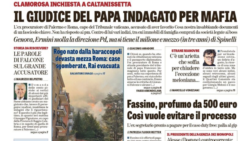 Oggi in edicola