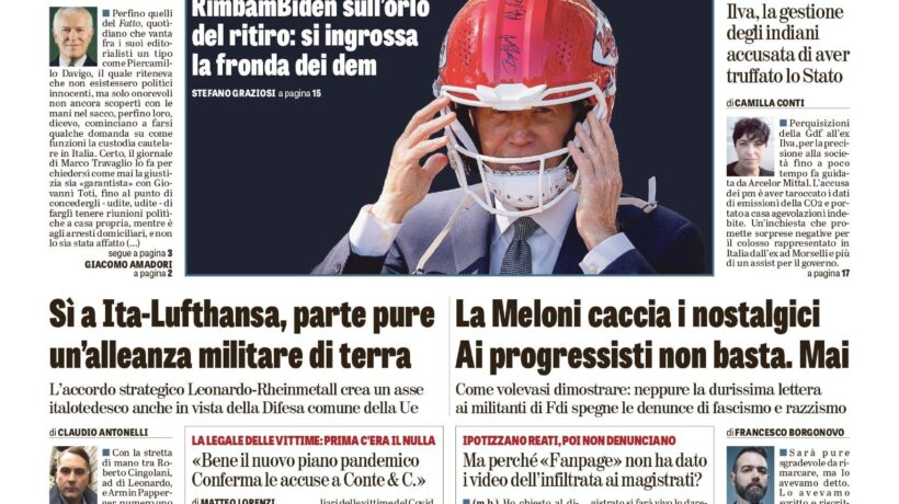 Oggi in edicola