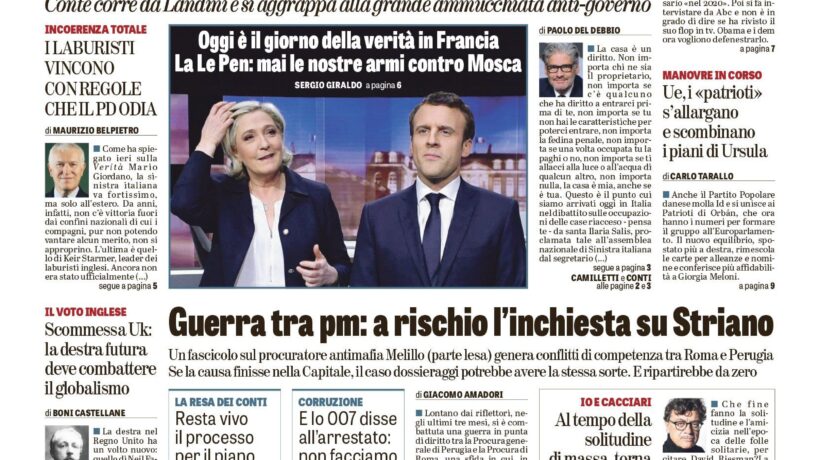 Oggi in edicola