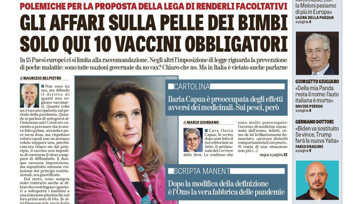 Oggi in edicola