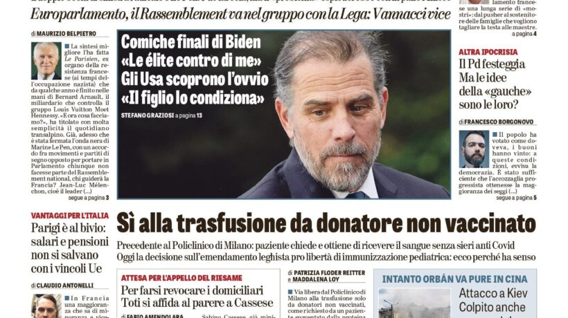 Oggi in edicola