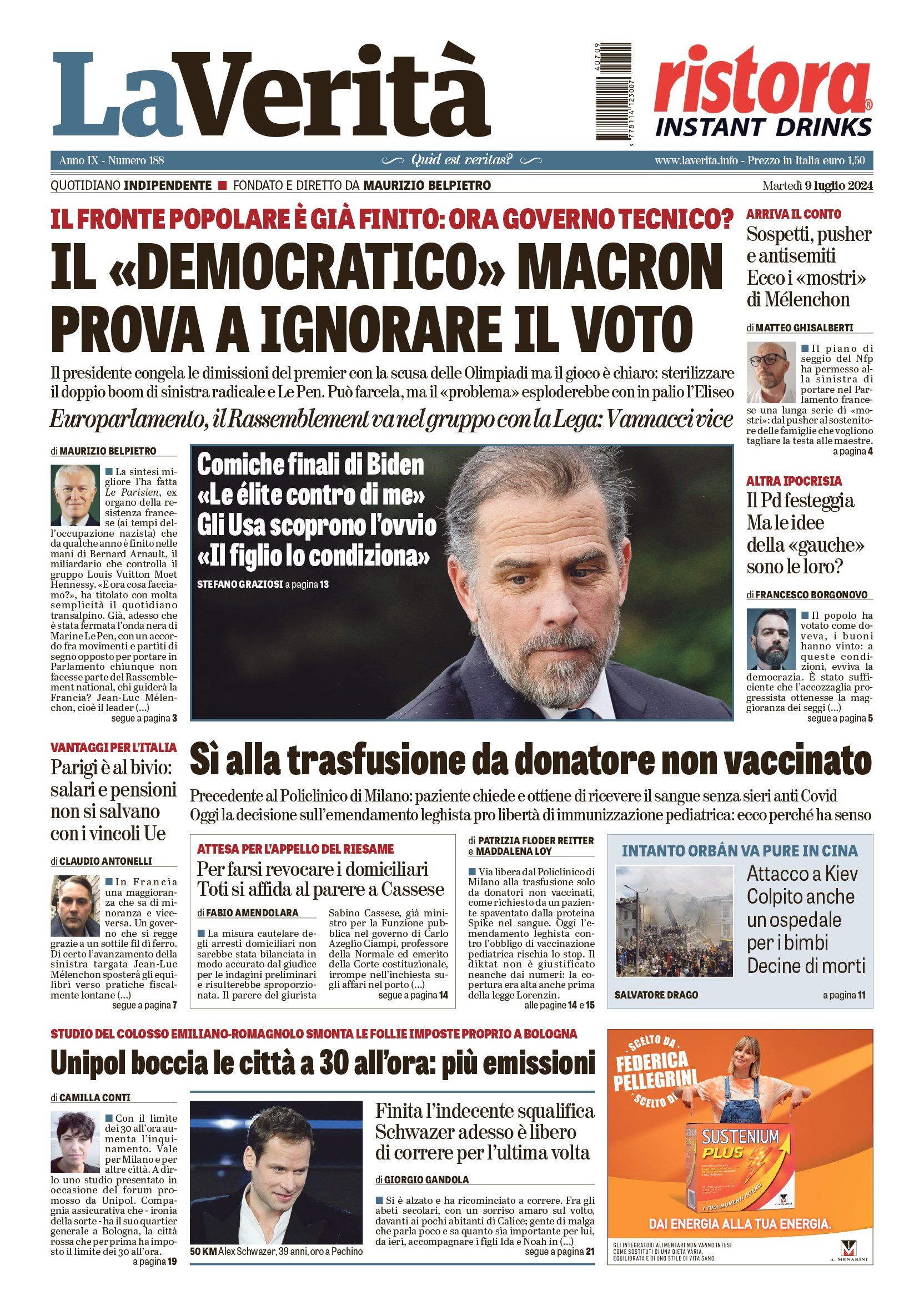 Oggi in edicola