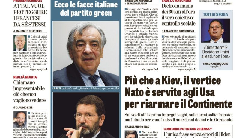 Oggi in edicola