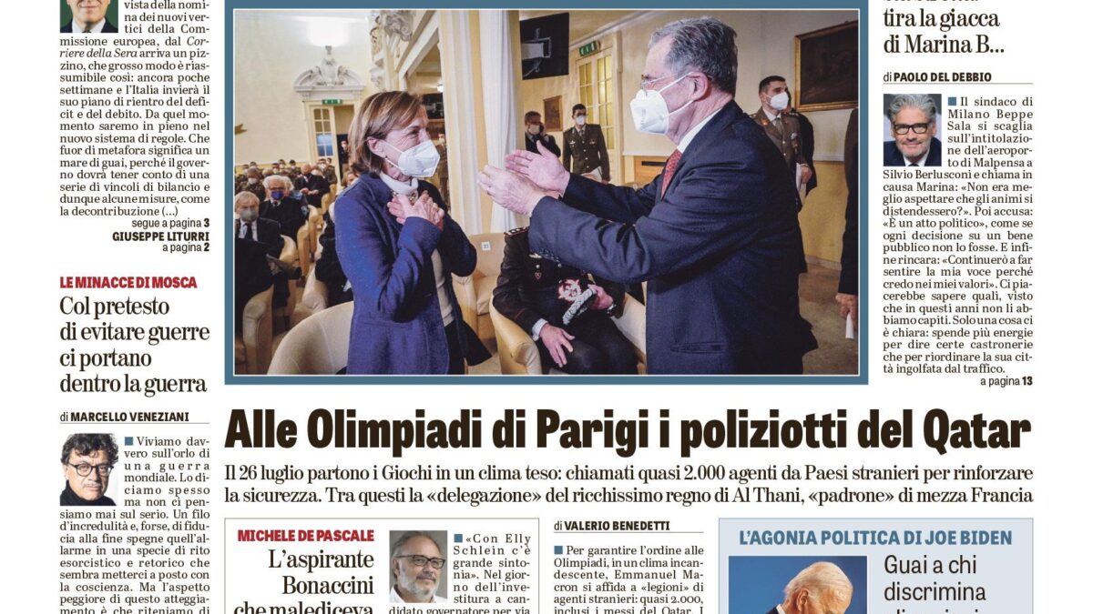 Oggi in edicola