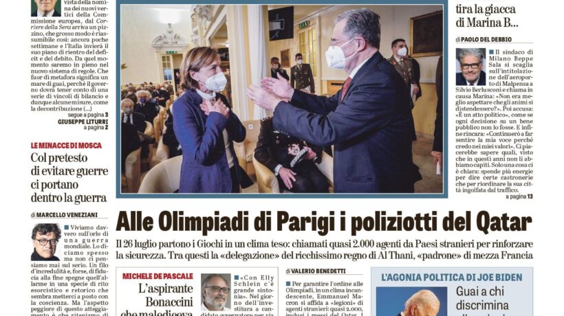 Oggi in edicola