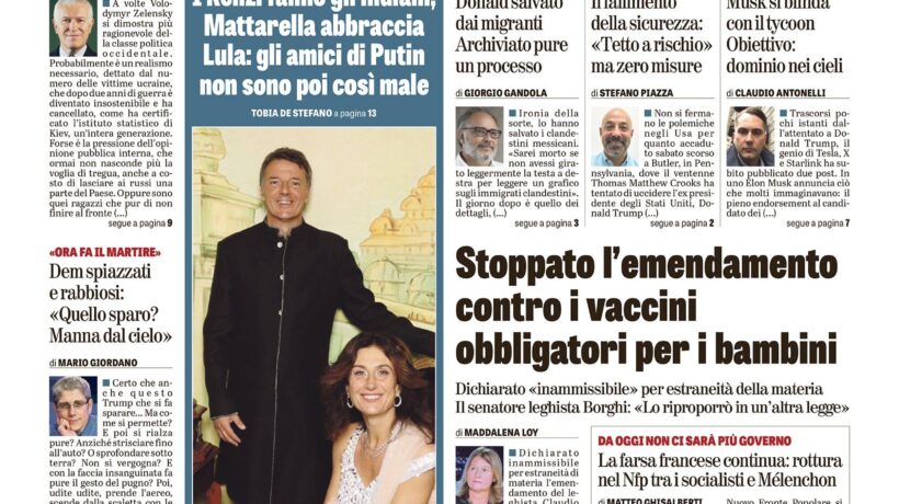 Oggi in edicola