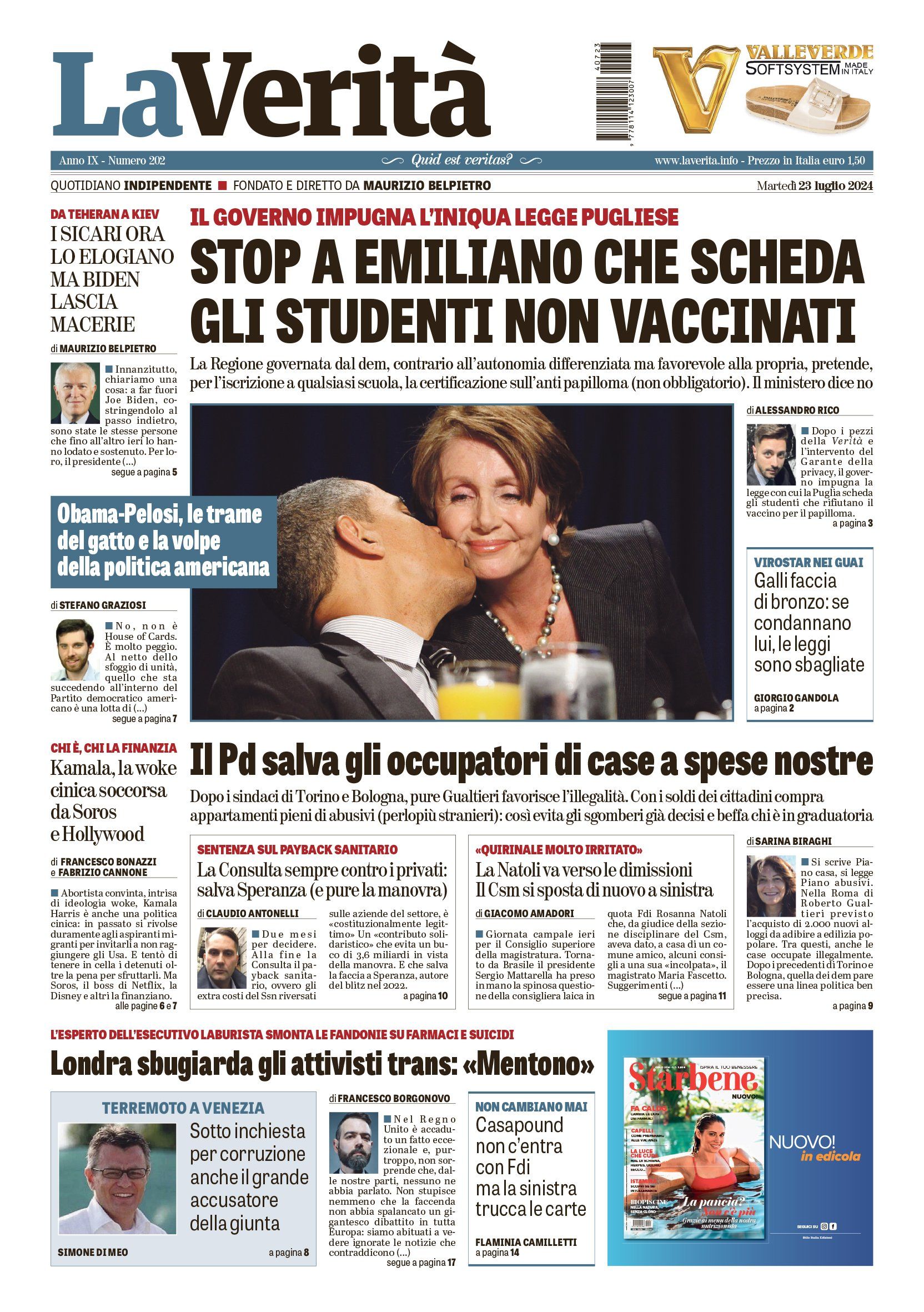 Oggi in edicola