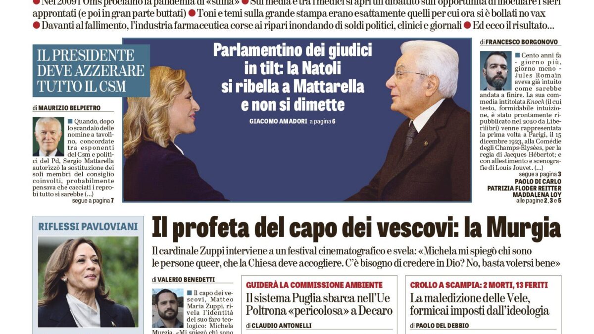 Oggi in edicola