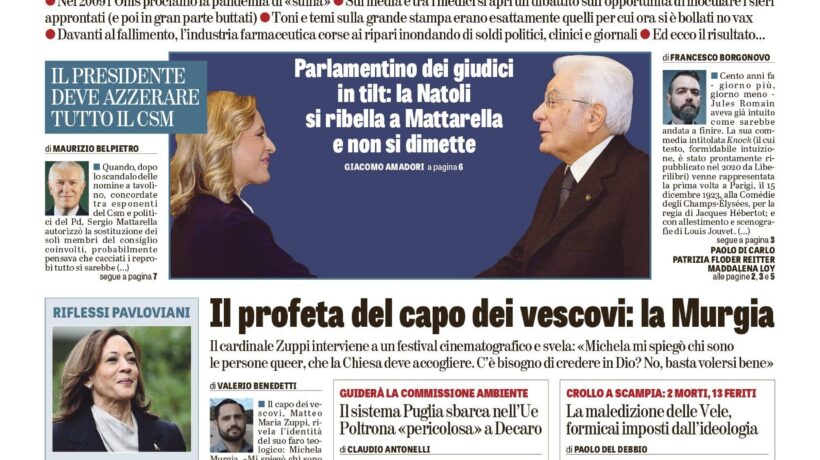 Oggi in edicola