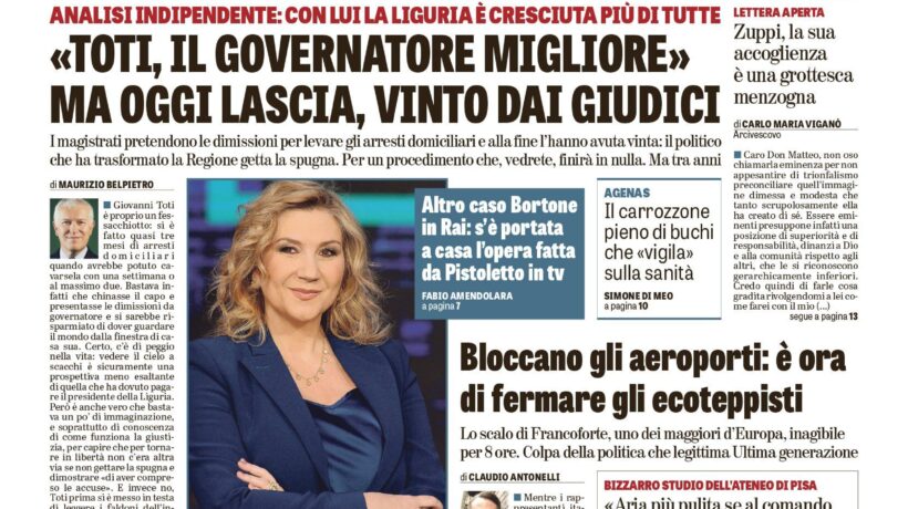 Oggi in edicola
